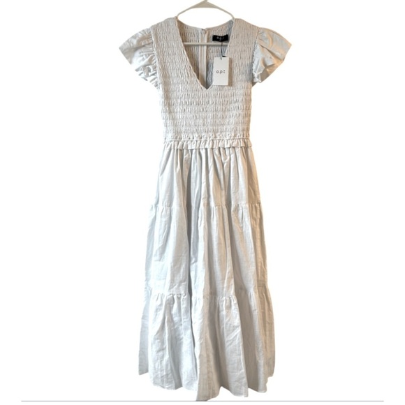 NWT Tuckernuck O.P.T. Phoebe linen and cotton dress NWT - Picture 6 of 10